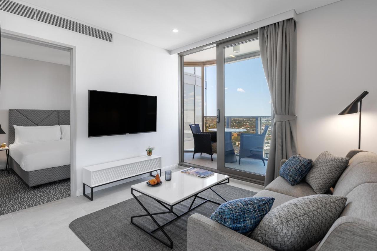 Meriton Suites George Street, Parramatta Sídney Exterior foto