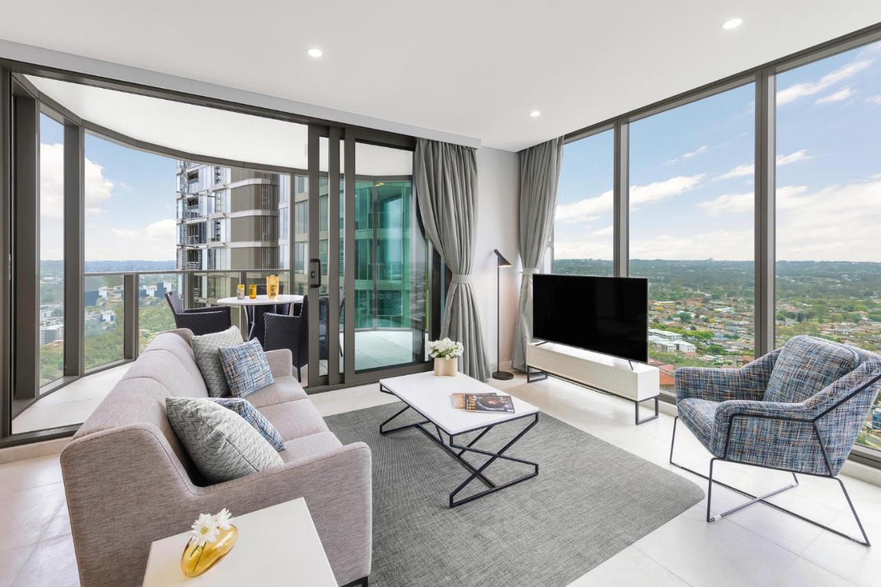 Meriton Suites George Street, Parramatta Sídney Exterior foto