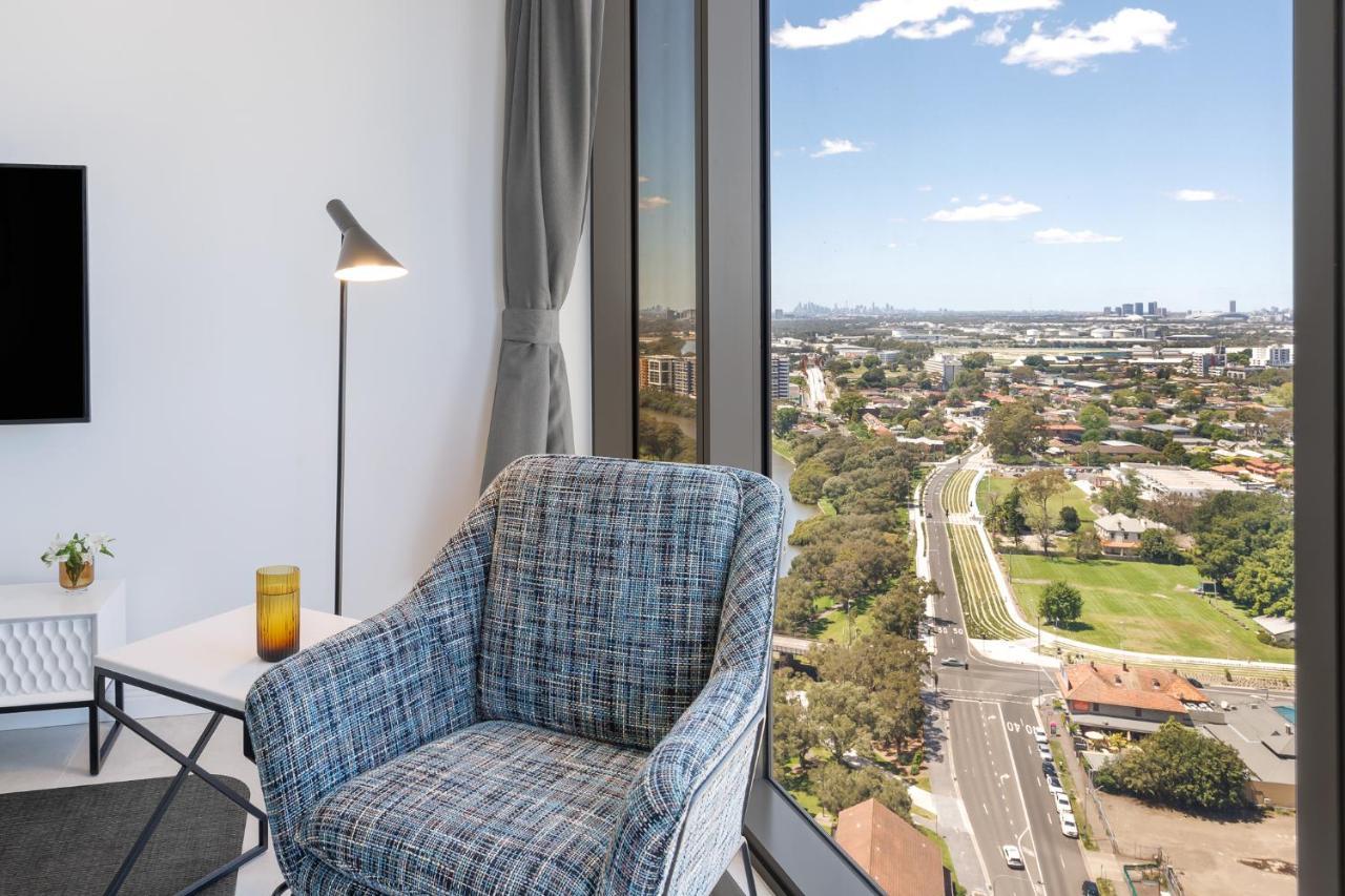 Meriton Suites George Street, Parramatta Sídney Exterior foto