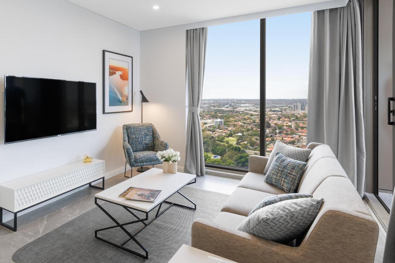 Meriton Suites George Street, Parramatta Sídney Exterior foto
