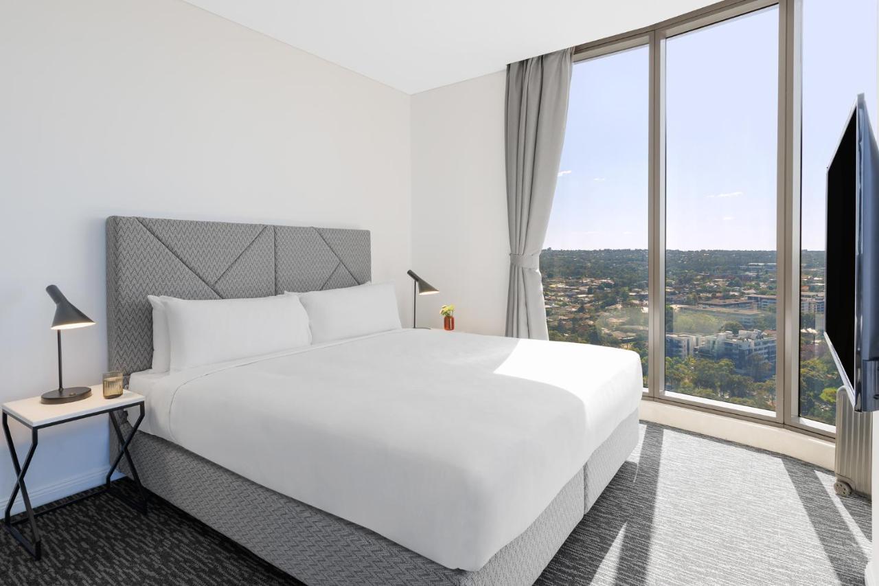 Meriton Suites George Street, Parramatta Sídney Exterior foto
