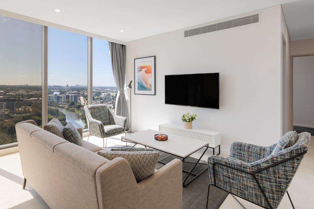 Meriton Suites George Street, Parramatta Sídney Exterior foto