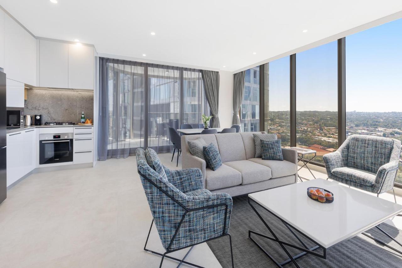 Meriton Suites George Street, Parramatta Sídney Exterior foto
