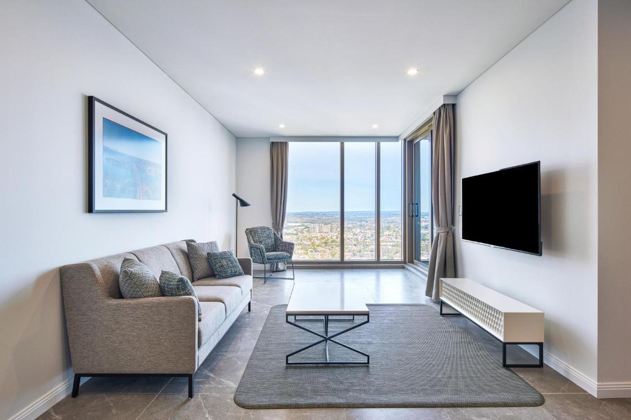 Meriton Suites George Street, Parramatta Sídney Exterior foto