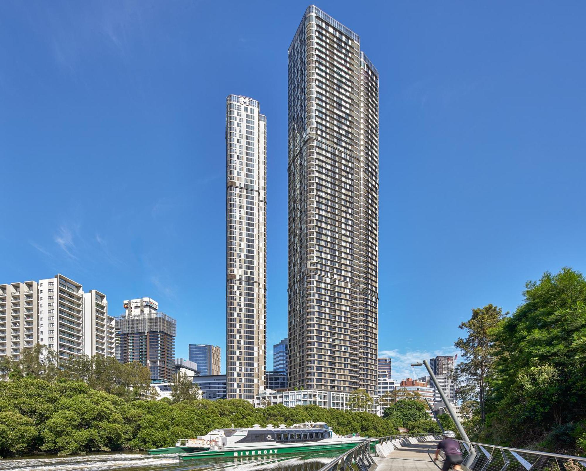 Meriton Suites George Street, Parramatta Sídney Exterior foto