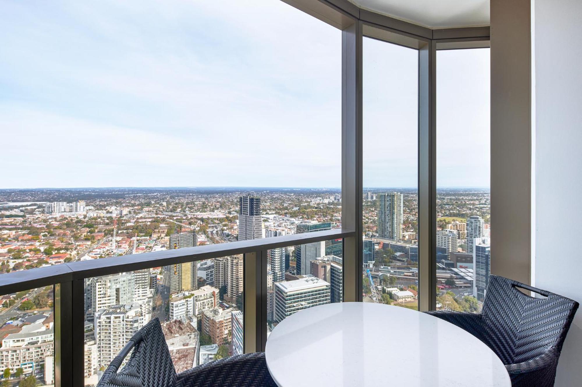 Meriton Suites George Street, Parramatta Sídney Exterior foto