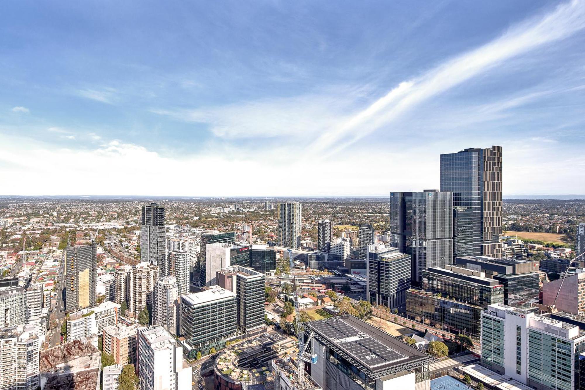 Meriton Suites George Street, Parramatta Sídney Exterior foto